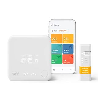 Tado° Wired Smart Thermostat Starter Kit V3+ – Intelligent Heating Control, Easy Diy Installation, Designed in Germany, Works With Alexa, Siri & Google Assistant