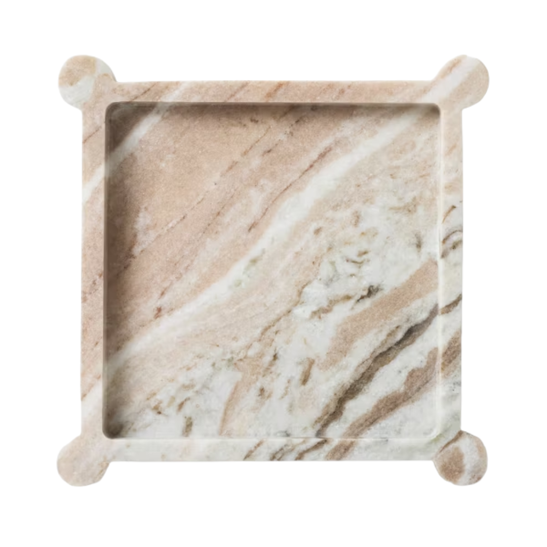 8u0026#34; Marble Catchall Tray Off-White - Thresholdu0026#8482; Designed With Studio Mcgee