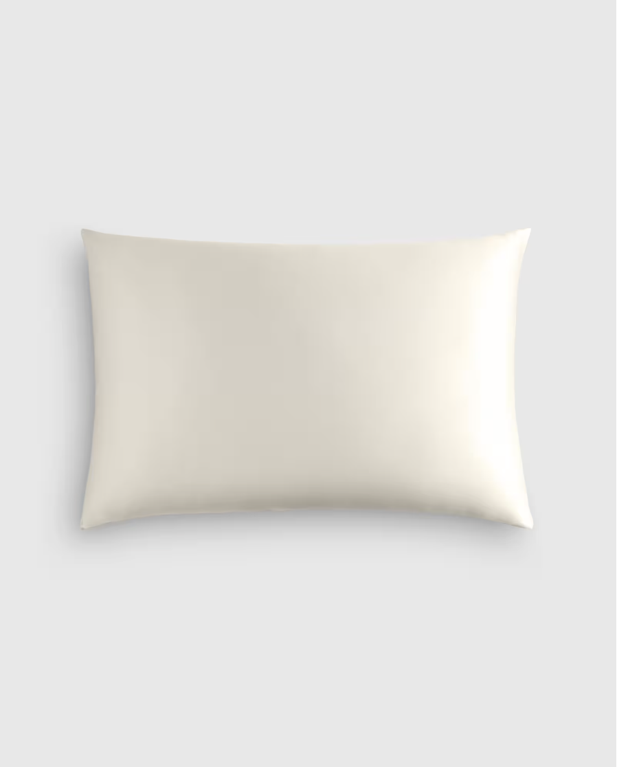 100% Mulberry Silk Pillowcase | Quince in Ivory