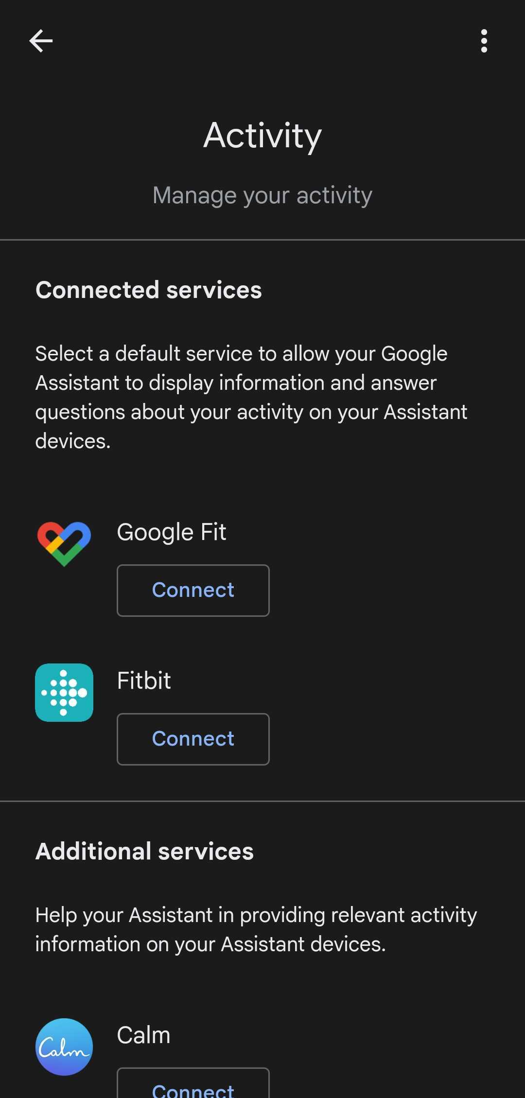 Integración de Google Fit y Fitbit con el asistente