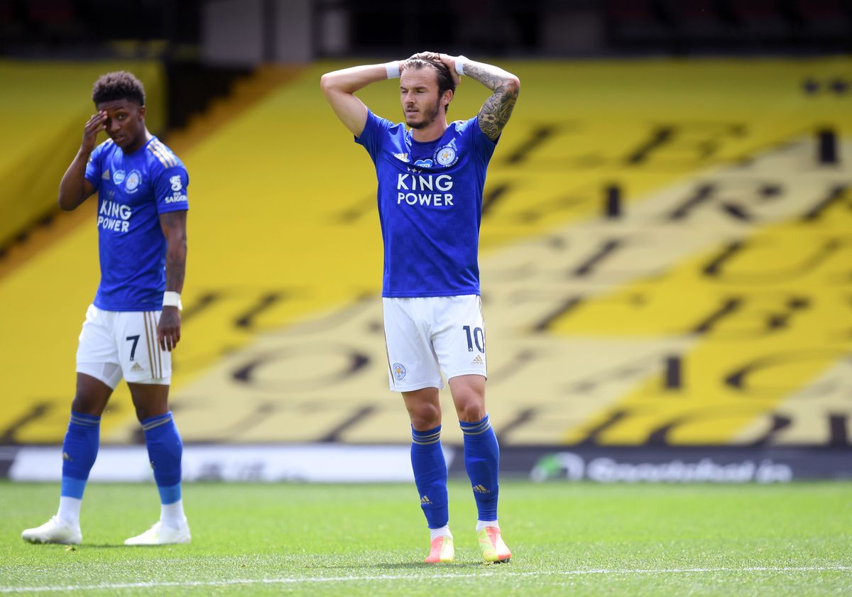 James Maddison admits he was left disappointed as Leicester conceded a late equaliser at struggling Watford.