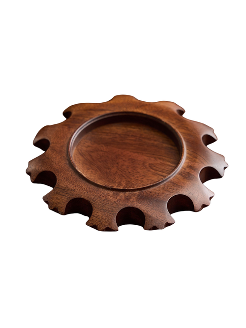 Pierce & Ward Wood Wine Coaster
