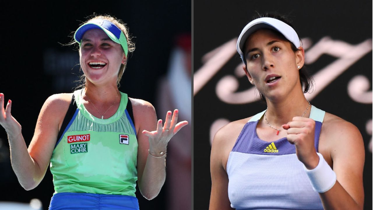 Sofia Kenin will play Garbine Muguruza in the Australian Open women’s singles final