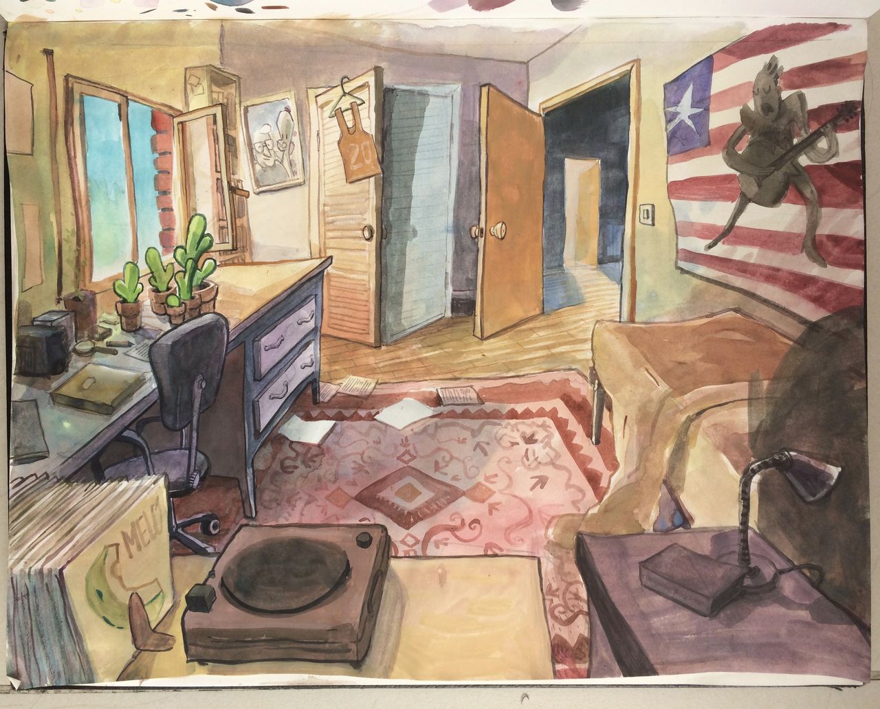 Paintings for a video game