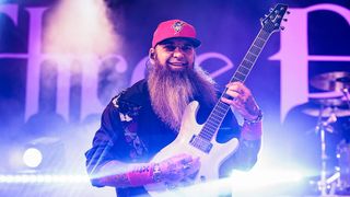 Barry Stock of Three Days Grace performs at Circolo Magnolia on June 21, 2023 in Milan, Italy