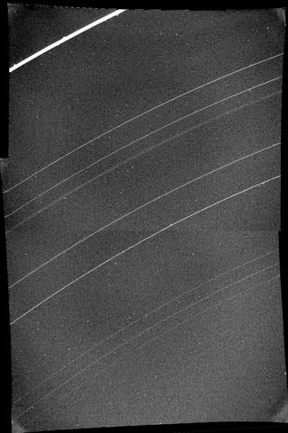 Voyager 2 observed the expansive rings of Uranus on Jan. 24, 1986, discovering two previously unknown rings.