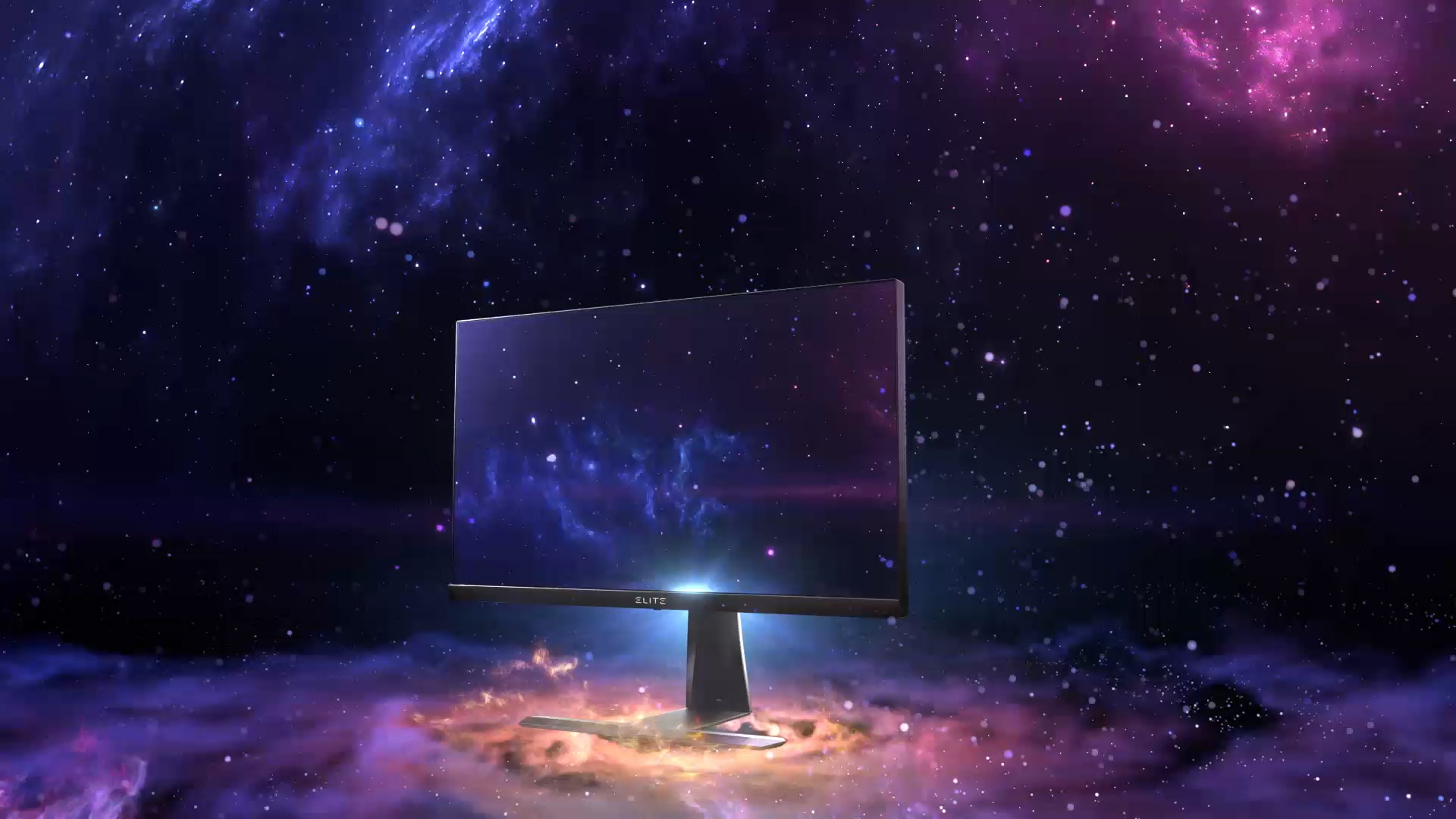 ViewSonic Elite XG321UG monitor in space