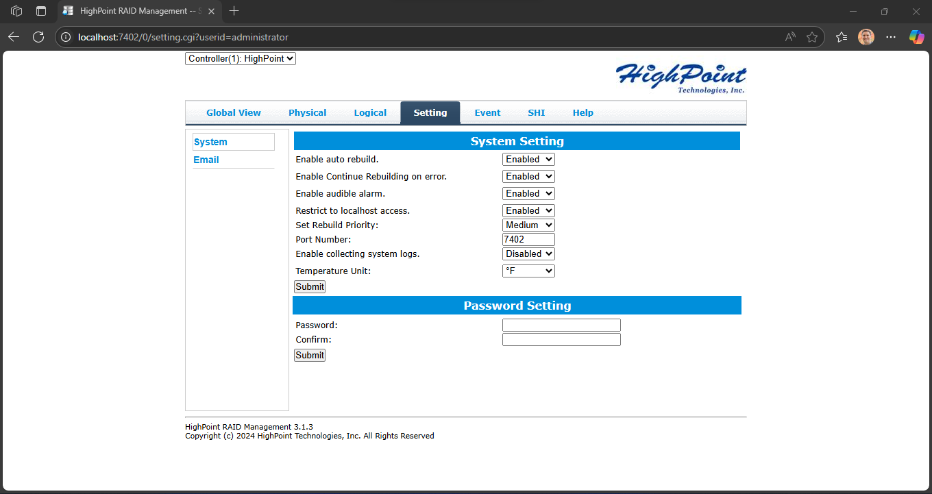 HighPoint RocketAIC 7608AW