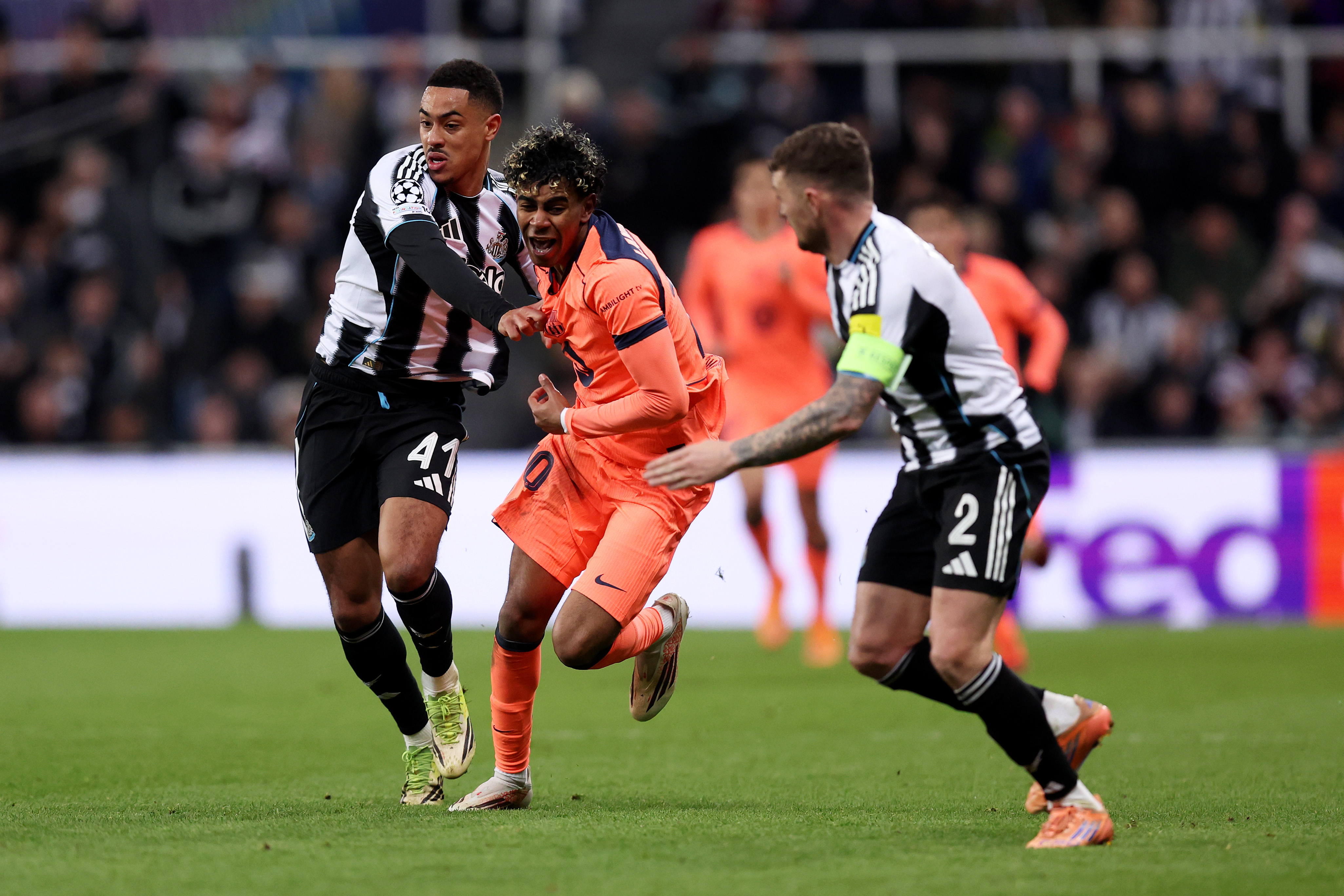 Lamine Yamal's late penalty earned a draw for Barcelona in their first-leg clash with Newcastle