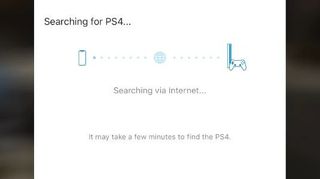 PS4 remote play searching connection