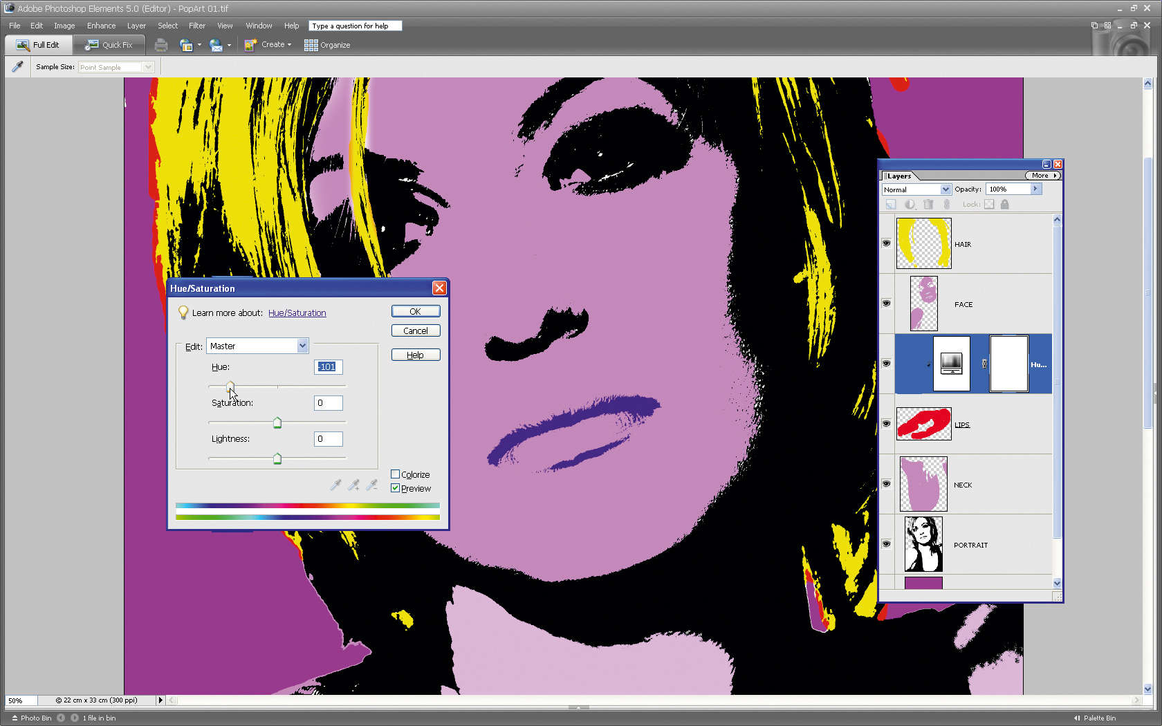 Make a pop art portrait in Photoshop