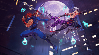 The two ninja protagonists of Ninja Gaiden: Ragebound.