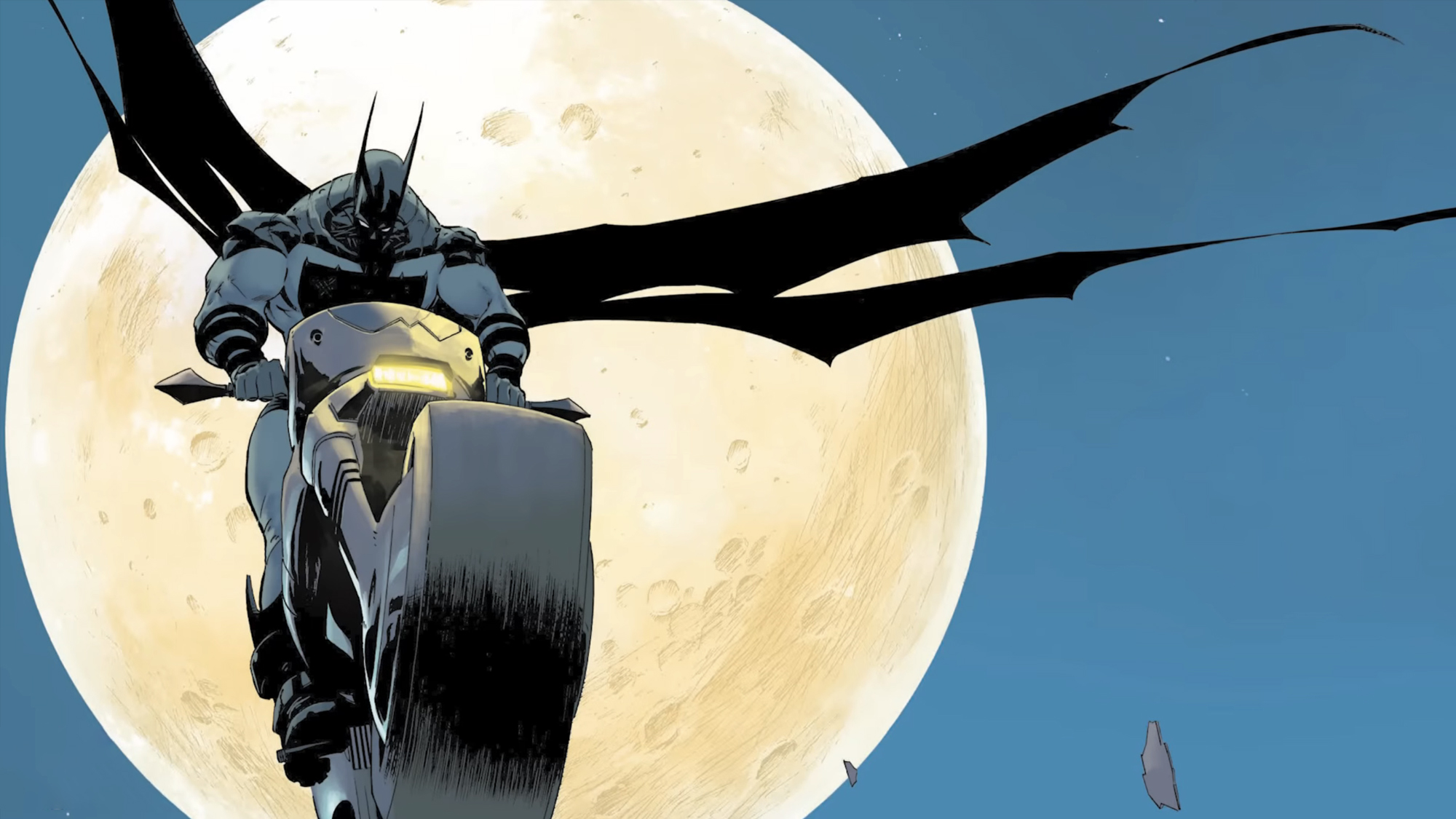 Screen Grabs from DC's official YouTube tease of the release of Absolute Batman, as written by Scott Snyder (2024).