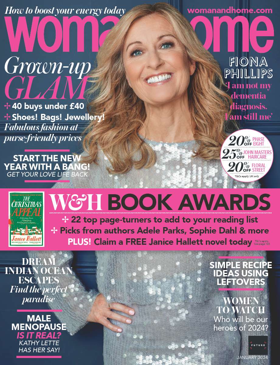 Front cover of Jan 2024 issue of woman&amp;amp;home