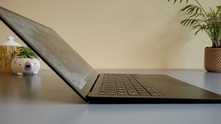 The Microsoft Surface Laptop 4 in black