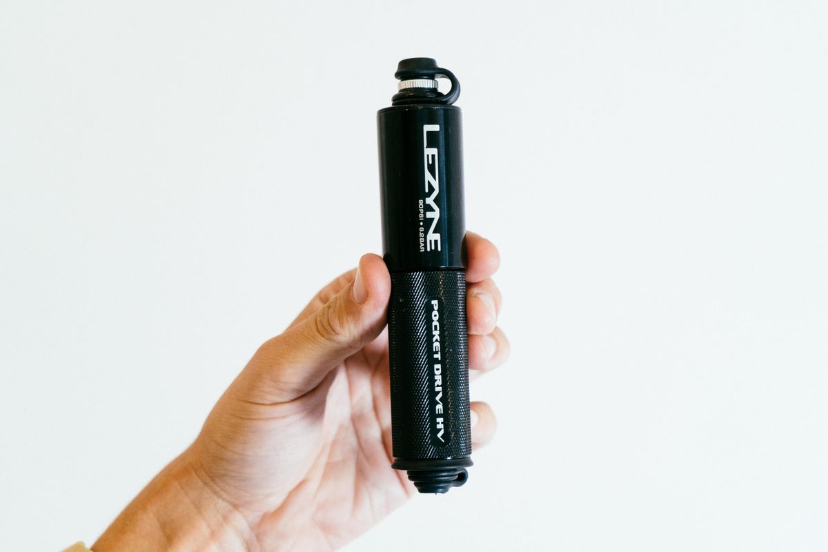 A chunky black mini pump