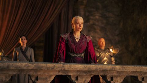 Emma D&#039;Arcy as Rhaenyra in House of the Dragon season 2