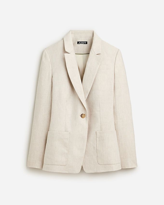 Helena Blazer in Stretch Linen Blend