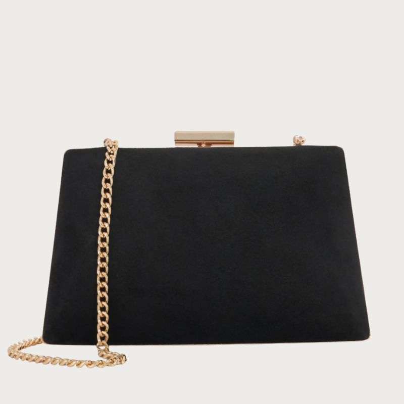 Image of black clutch bag