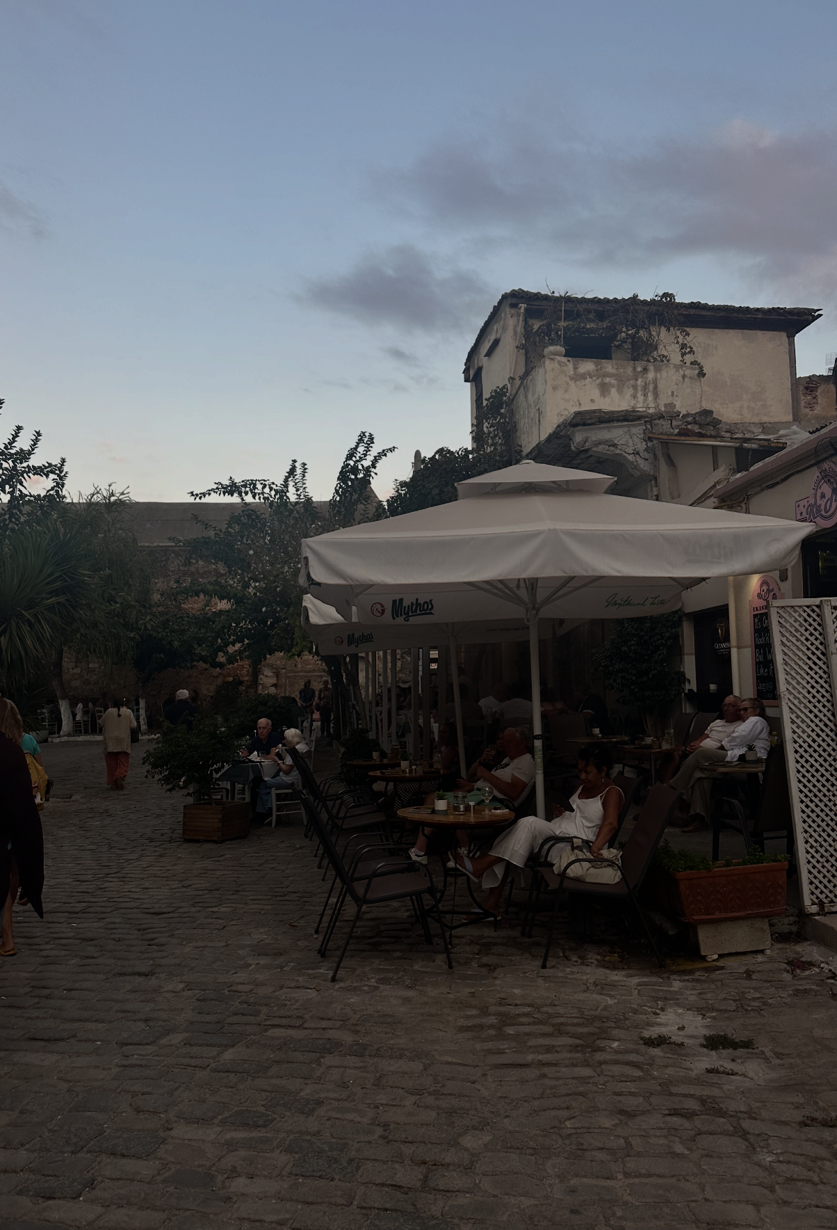 Chania, Old Town view of a street
