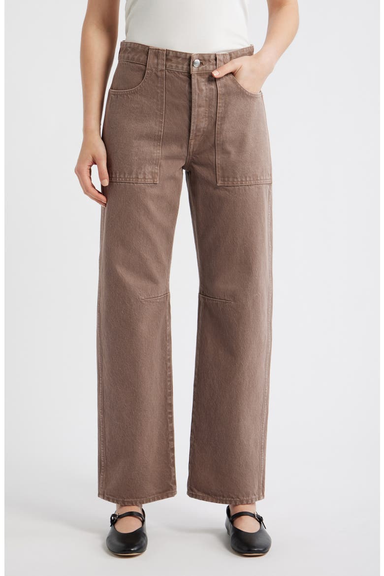 The Darted Utility Barrel Leg Jeans