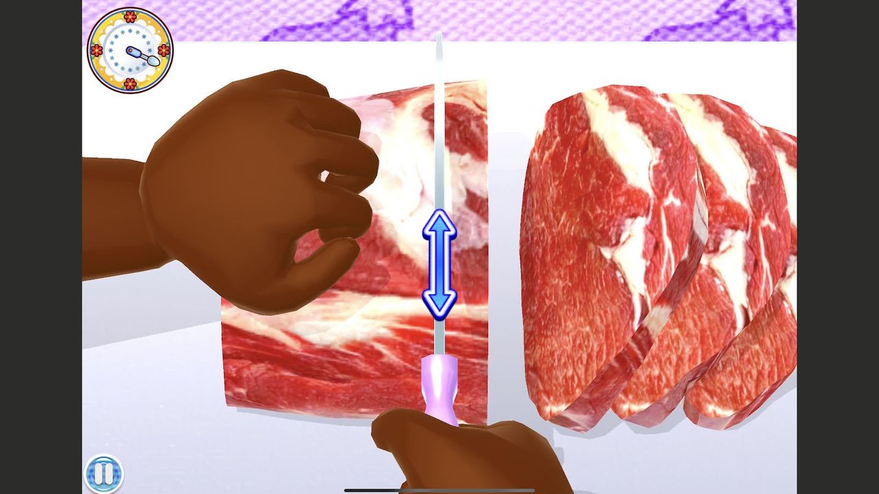 Cooking Mama Cuisine Cutting Meat
