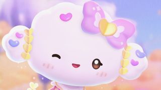 Cogimyun winks at the camera in Hello Kitty Island Adventure