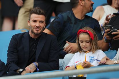 David and Harper Beckham