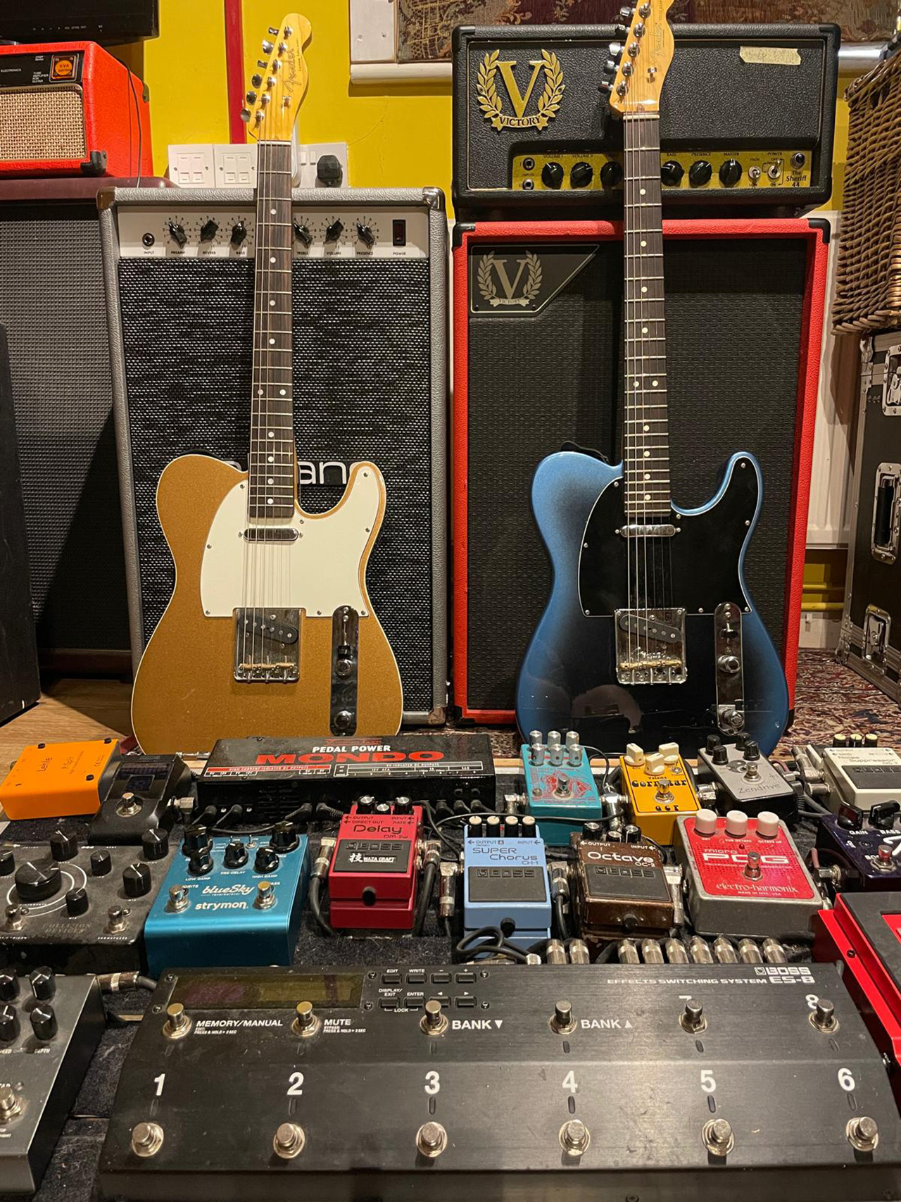 Tom Peters&amp;rsquo; pedalboard