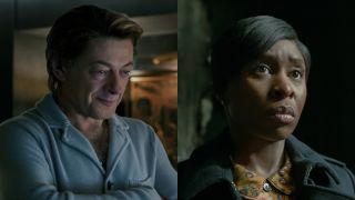 Andy Serkis and Cynthia Erivo pictured side by side in Luther: The Fallen Sun.