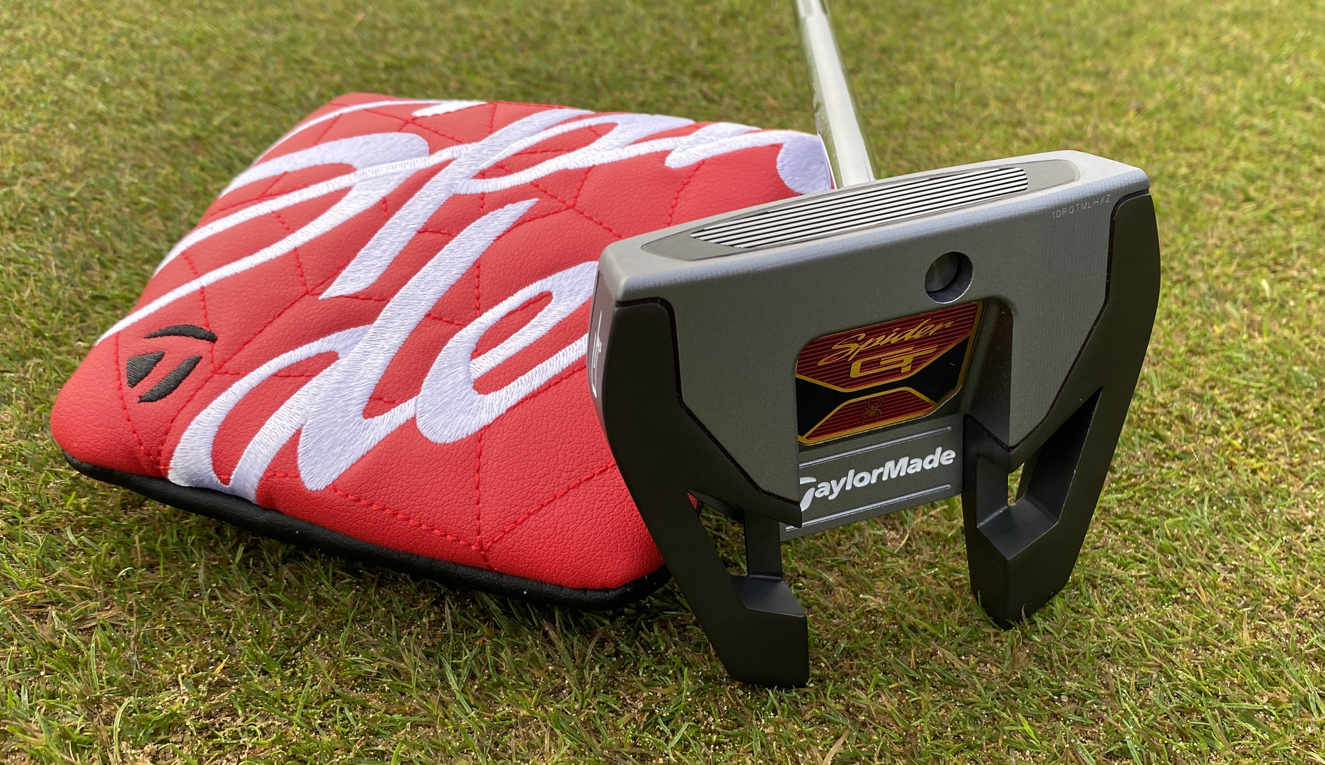 thumbnail image 2 of TaylorMade Spider GT Medium Red Mallet Putter Headcover – Genuine 2 of 6