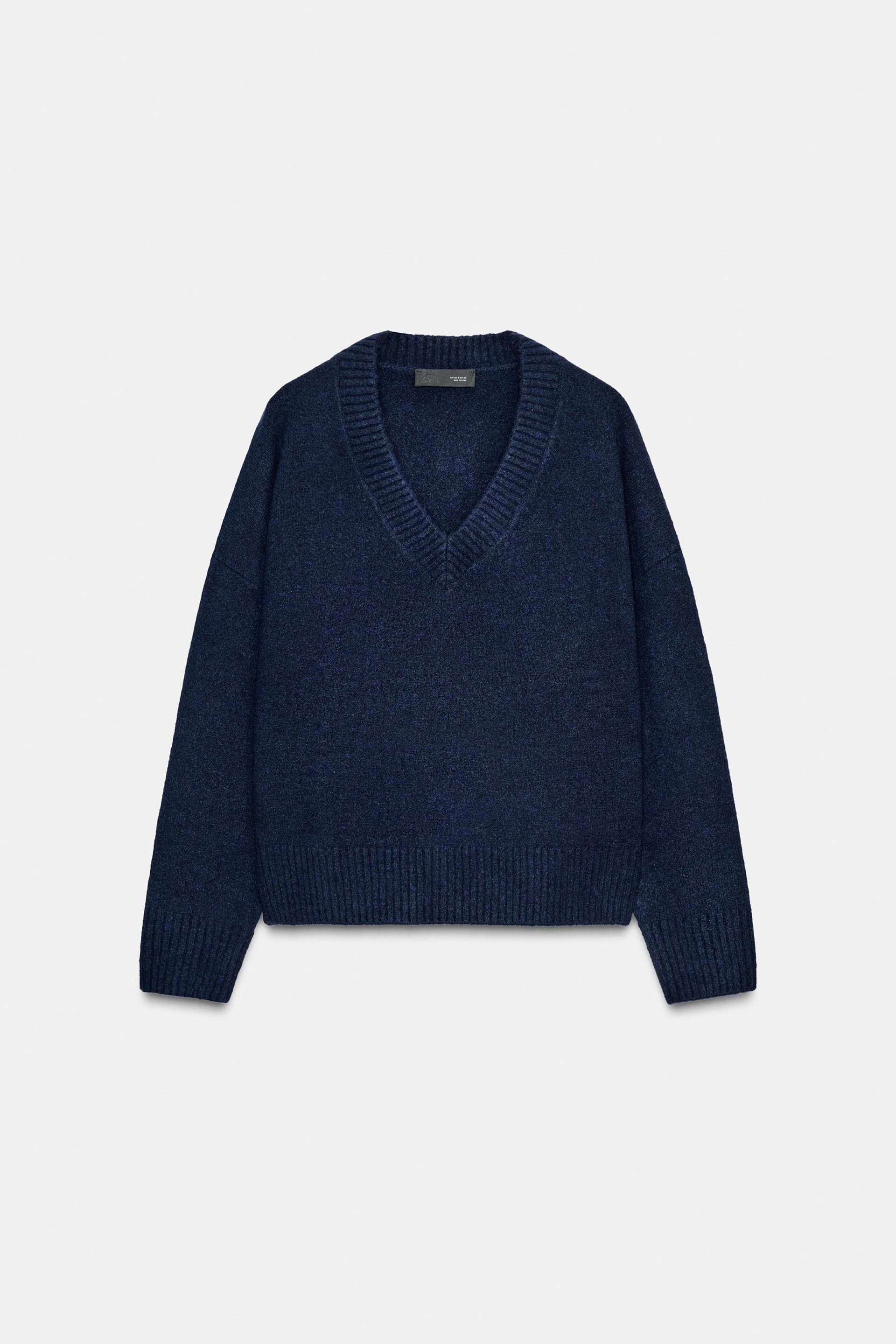 Soft Knit V-Neck Sweater