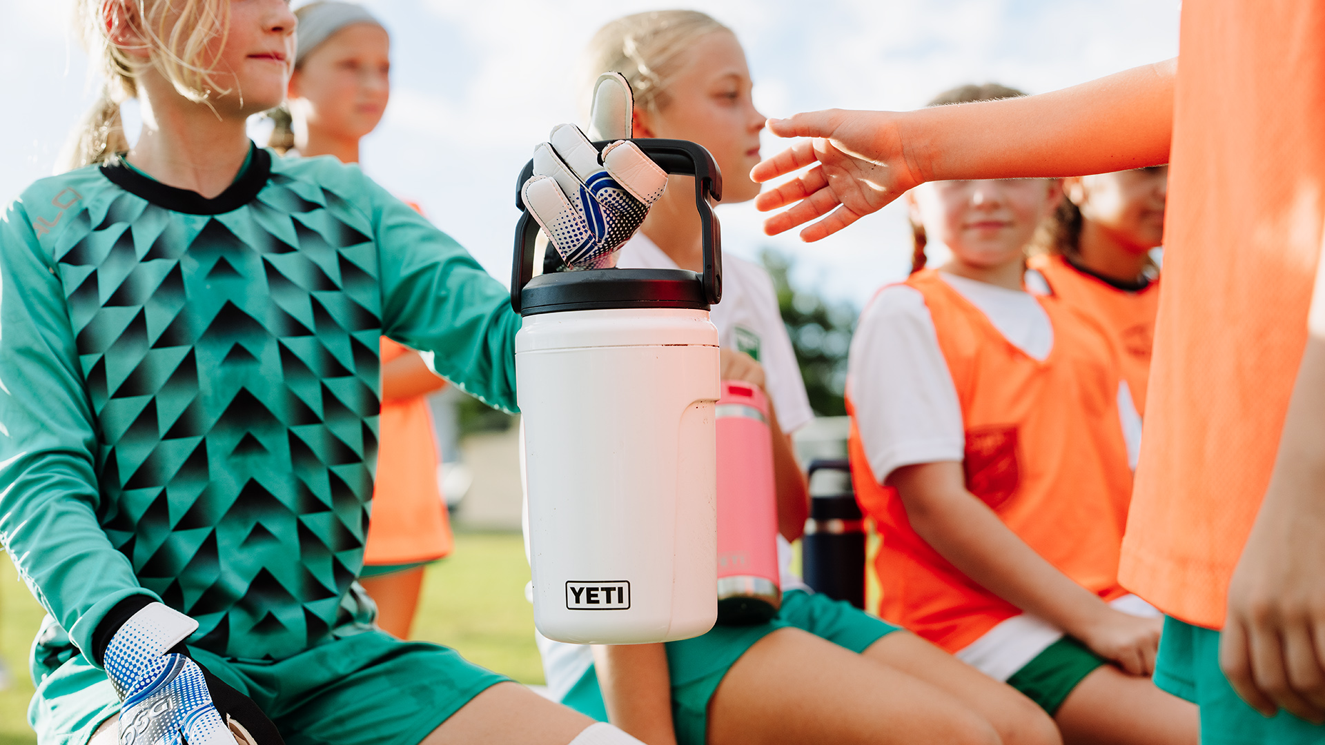 YETI Silo Jug in use