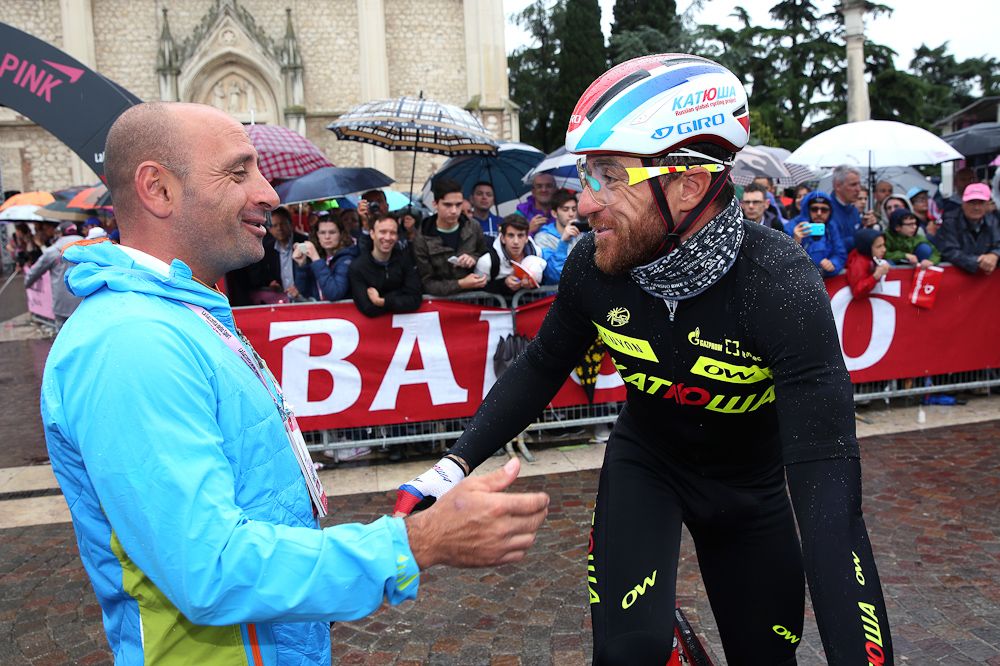 Luca Paolini (Team Katusha) had poor luck in the finale.