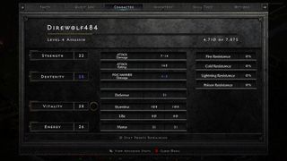 Diablo 2 Resurrected Assassin Stats