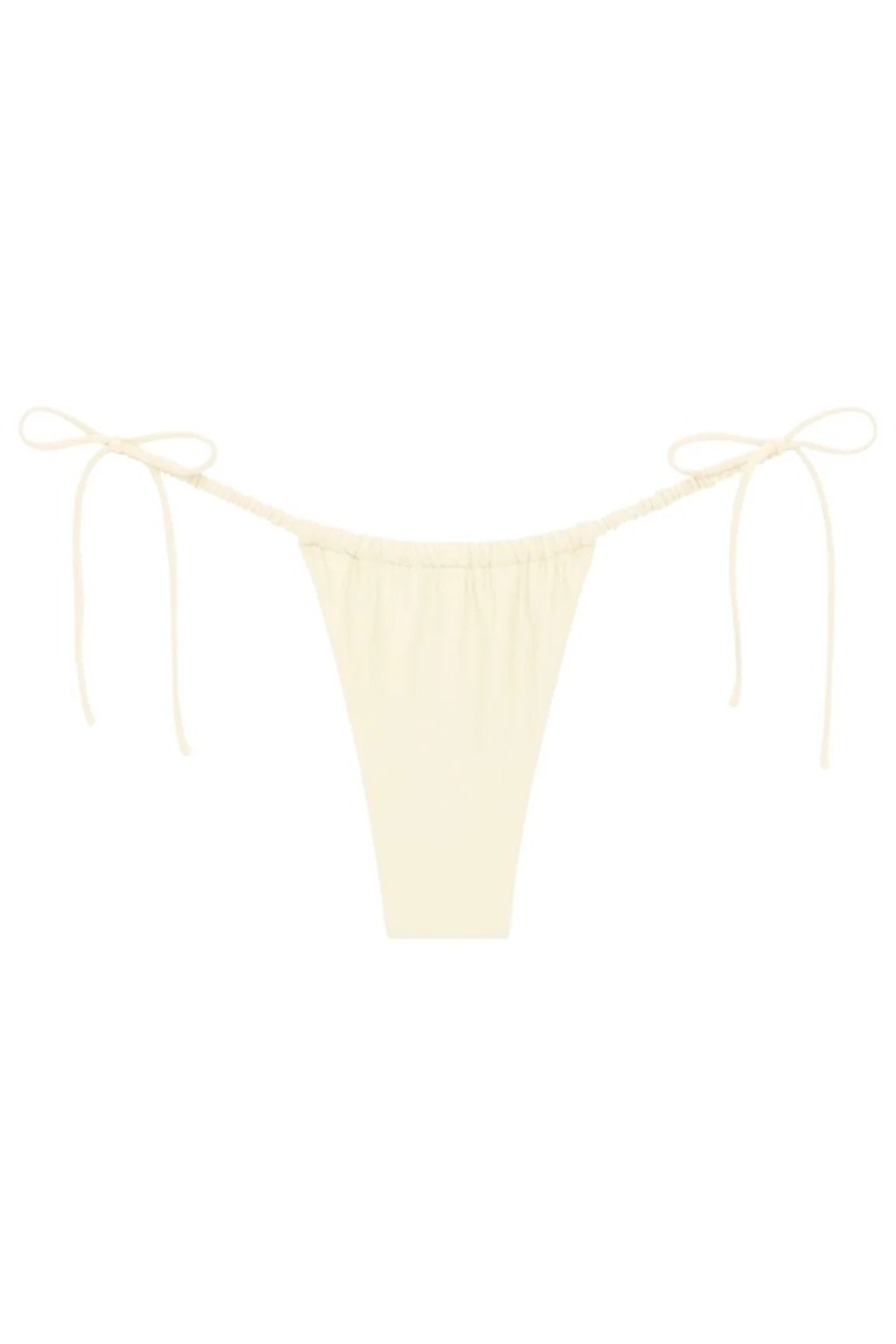 Montce, Cream Silkie Brasil (scrunch) Bikini Bottom