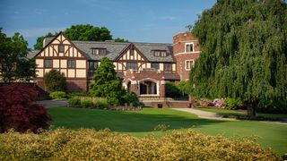 The clubhouse at Oak Hill Country Club