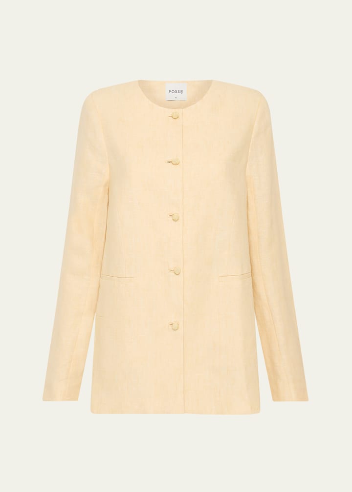 Rio Linen Shift Jacket