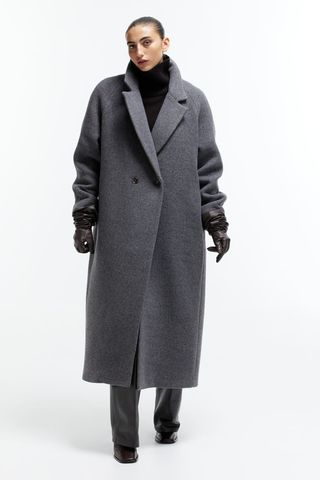 Wool-Blend Coat