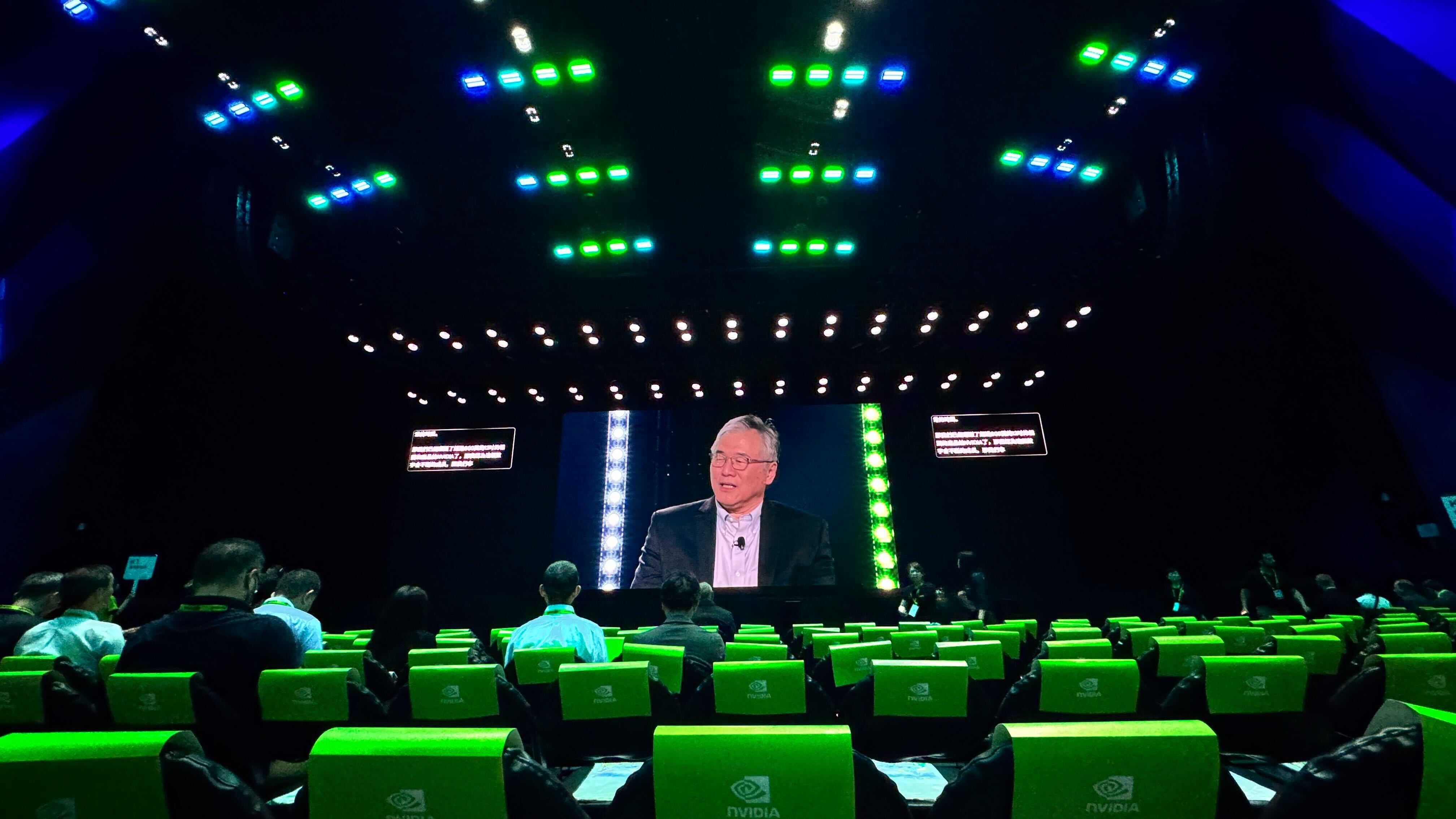 Nvidia Computex 2025 keynote with look at stage