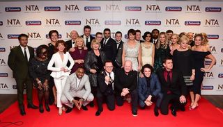 The cast of EastEnders (ITV)