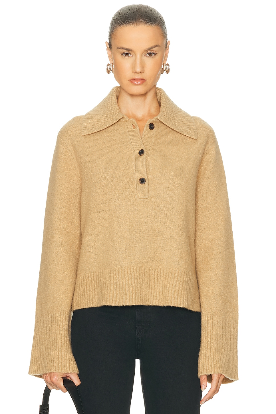 Jenni Kayne Cashmere Stevie Polo Top