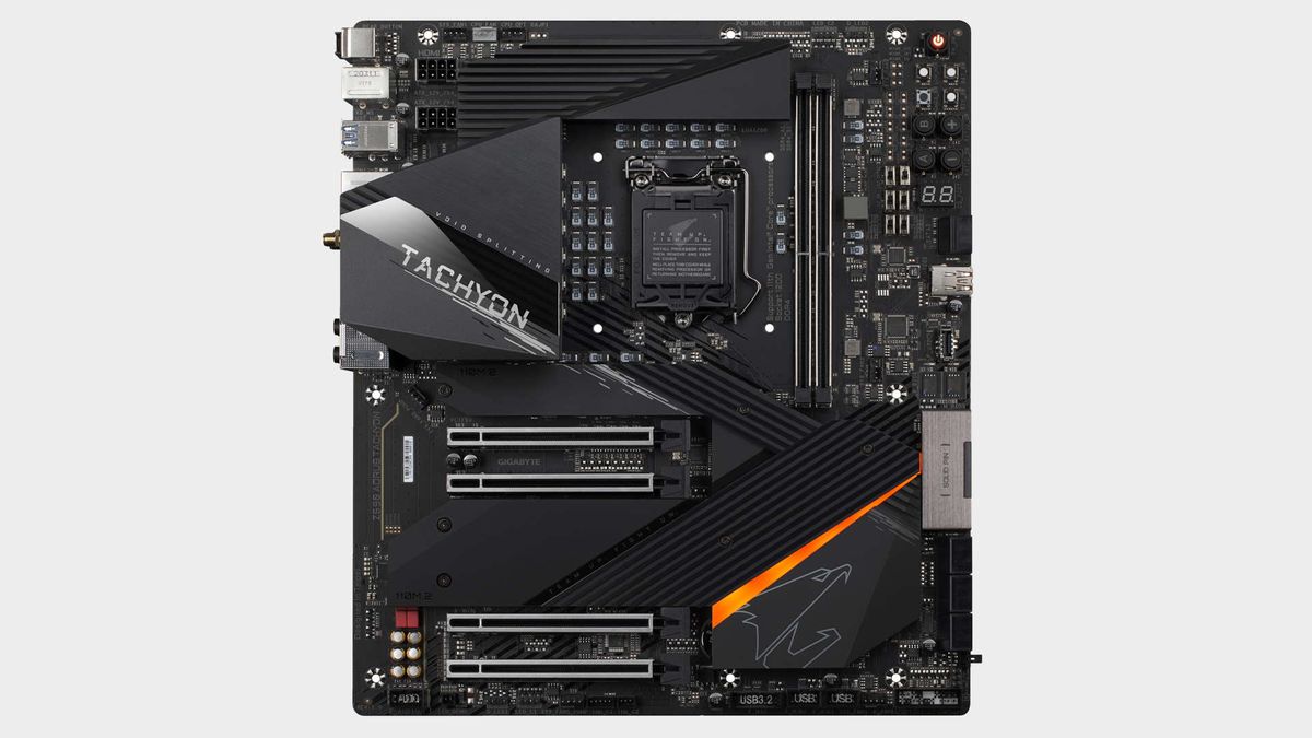 Gigabyte Z590 Aorus Tachyon gaming motherboard