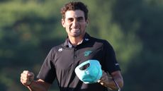 Joaquin Niemann celebrates victory at LIV Golf Korea