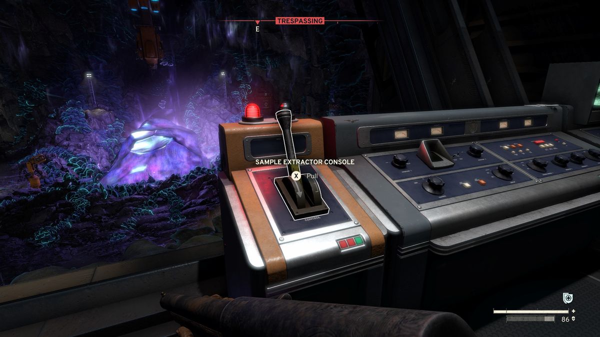 Atomfall endings - Sample extractor lever