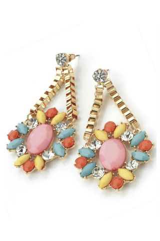 Love The Accessories Pastel Gem Earrings, £8