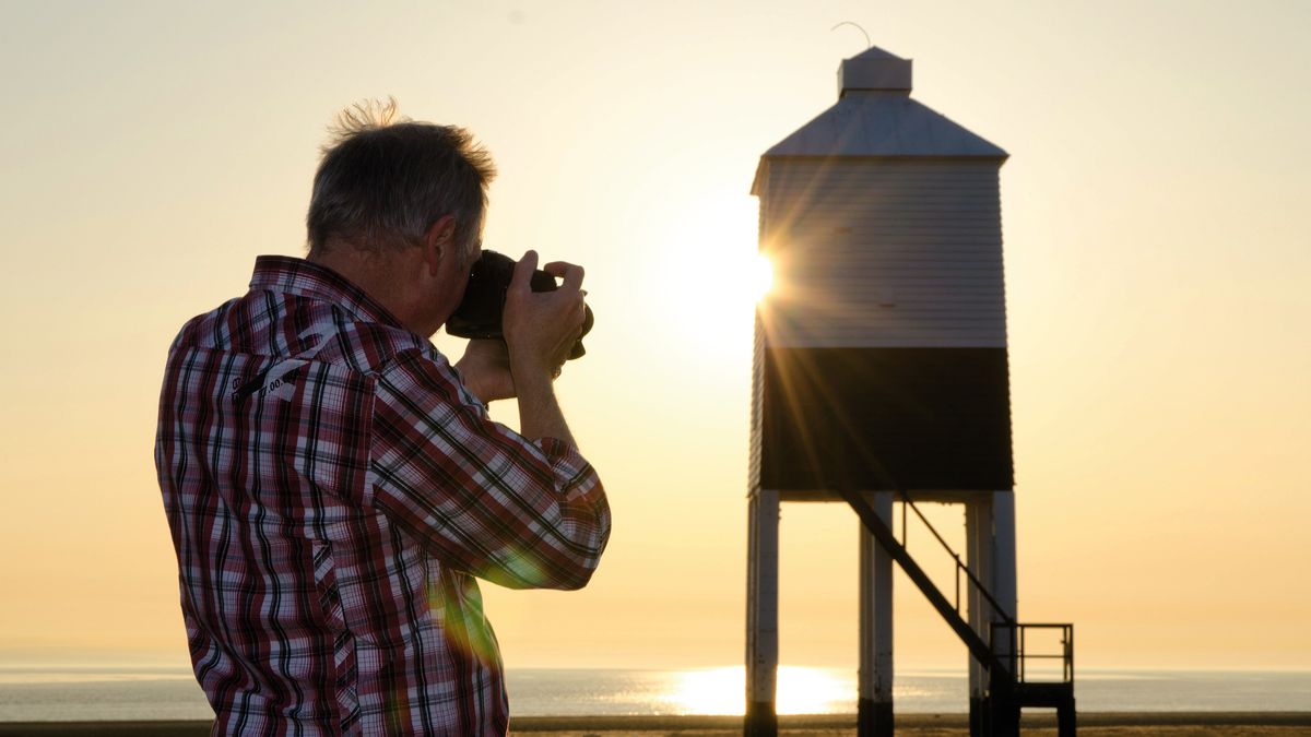 Rod Lawton with camera