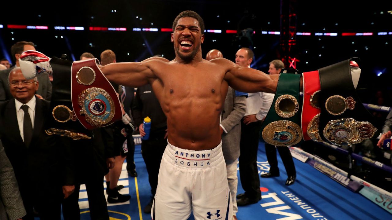 Anthony Joshua is the reigning IBF, WBA (Super), IBO and WBO heavyweight boxing champion