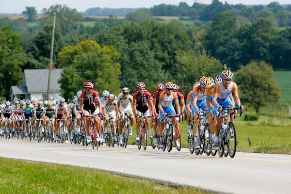 Garmin-Slipstream spent the whole day setting tempo at the front.