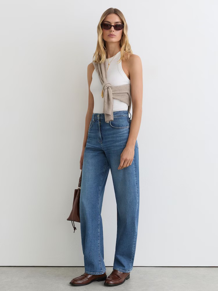 Reiss, Sabel Barrel-Leg Jeans